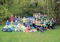 Litter pickers get Scout and about