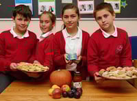 Generous children mark the harvest