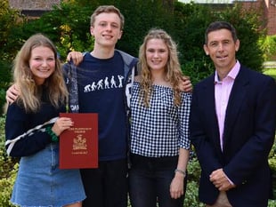 A-Level students pass the test