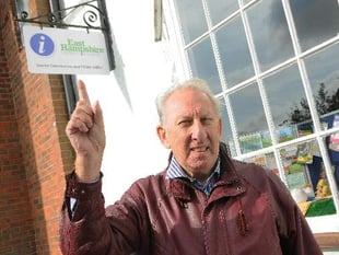 New chairman of East Hampshire District Council is staying grounded