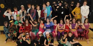 Pupils button up stage play