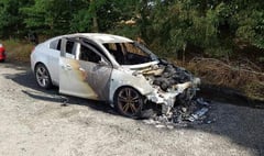 A31 car fire drama