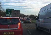 Heavy traffic as month-long A31 lane closure commences