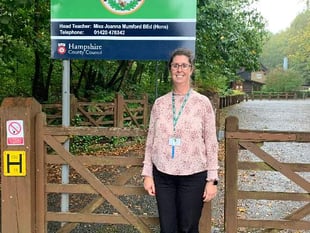 New headteacher is welcomed at Woodlea Primary School
