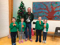 Christmas Christingles at Woodlea Primary School