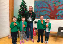 Christmas Christingles at Woodlea Primary School