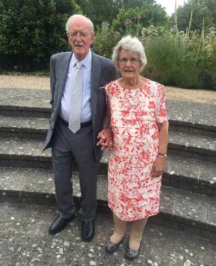 An egg-xtra special Easter for platinum pair Pat and David