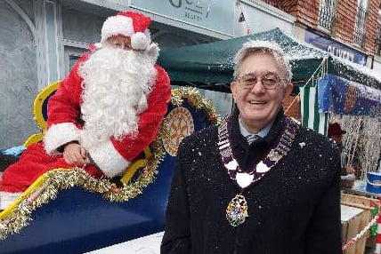 Haslemere town mayor, Cllr John Robini