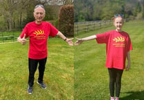 Twelve-year-old takes on fundraising walk with grandpa 300 miles away