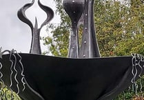 Second in series of sculptures unveiled as 'gift to town'