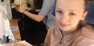 Ten year old Cerys among team of seamstresses making scrubs for NHS