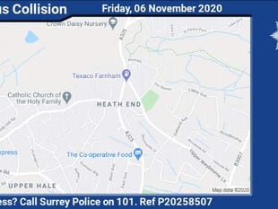 Update: Pedestrian fighting for life after A325 hit and run