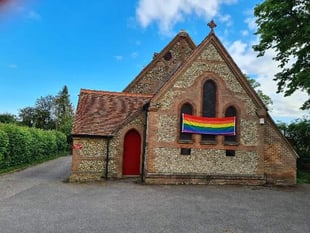 Vicar out to reverse centuries of cruelty with Pride services in Badshot Lea and Hale