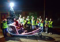 Eco Santa uses power from pedals