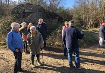 Sunny stroll for Liphook u3a group