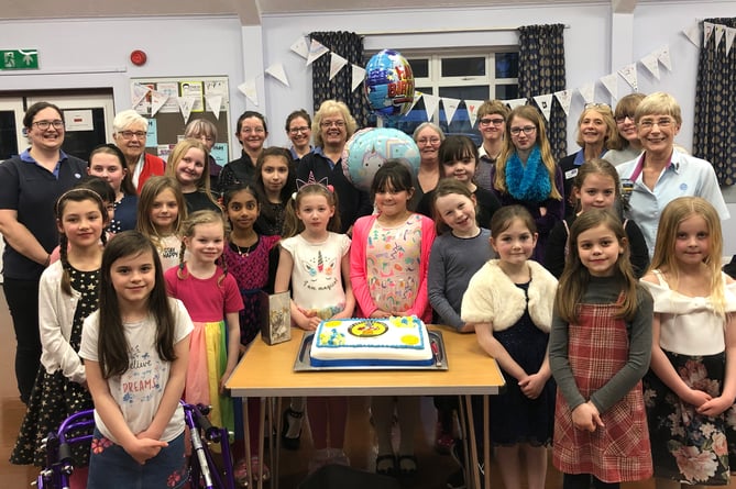 3rd Bordon Brownies 45th birthday party, March 2022.