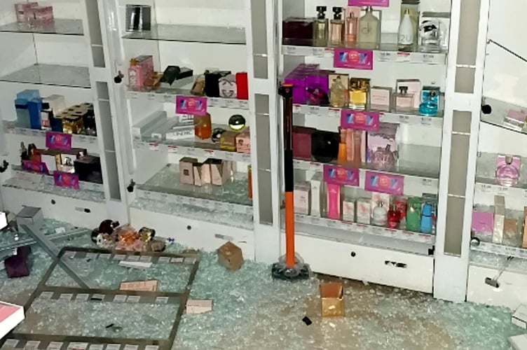 Bogdan Florea - Chemists were badly damaged during the spate of burglaries.  A burglar who targeted chemists for perfumes has been jailed for four and a half years.  See SWNS story SWNNperfume.  Bogdan Florea, 33, from Farnborough, Hampshire, committed a string of offences between July and September 2021.  He was caught after his car was spotted near a break-in in Reading, Berkshire.  On Monday at Guildford Crown Court, he was sentenced to 54 months jail after pleading guilty to burglary and possession of false ID.  Two cars belonging to him were also ordered to be seized and destroyed. 