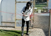 Whitehill Town Council opens its new polytunnel