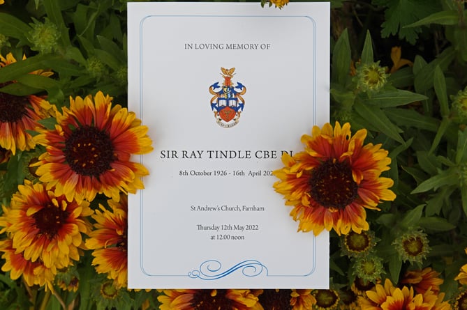 FUNERAL SIR RAY TINDLE MRW 12th May 2022
The funeral cortege of Sir Ray Tindle CBE DL passes the office of The Farnham Herald as it made its way to St Andrew's Church Farnham for a Private Family Service
Picture: Malcolm Wells
Professional Photographer