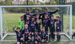 Haslemere Town Huskies under-nines triumph in cup final