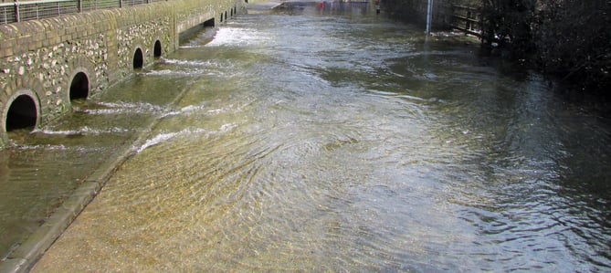 Flooding stock picture.
