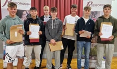 Rodborough School pupils celebrate fine GCSE results