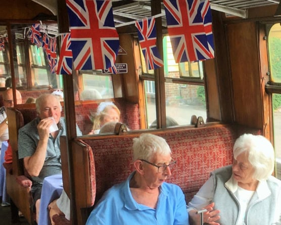 Dementia Friendly Alton and Dementia Friendly Hampshire Tiaras On The Train ride on the Watercress Line, September 2022.