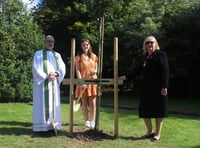Tree planted at Fernhurst church in tribute to Queen Elizabeth II
