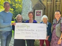 Bramshott Open Gardens cheques presented to charities