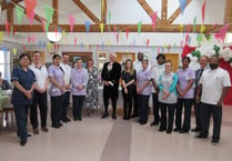 Holy Cross Hospital staff get prizes from High Sheriff of Surrey