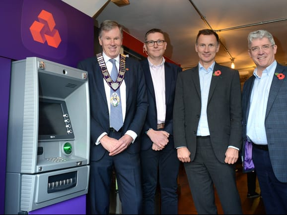 A free-to-use ATM, funded by LINK, was unveiled at RedH last year