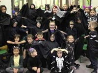 Blackmoor teacher Lizzie Soal enjoys a batty wedding day