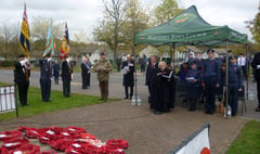 Falklands conflict questioned at Armistice Day service in Bordon