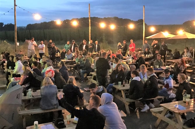 Screenings of England’s games at Hogs Back Brewery’s Tap Bar proved hugely popular during the 2021 European Championships