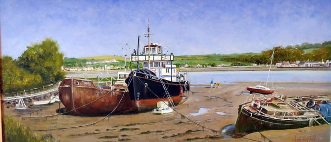 Rusty Wrecks – Bideford, by Leonard Murrell.