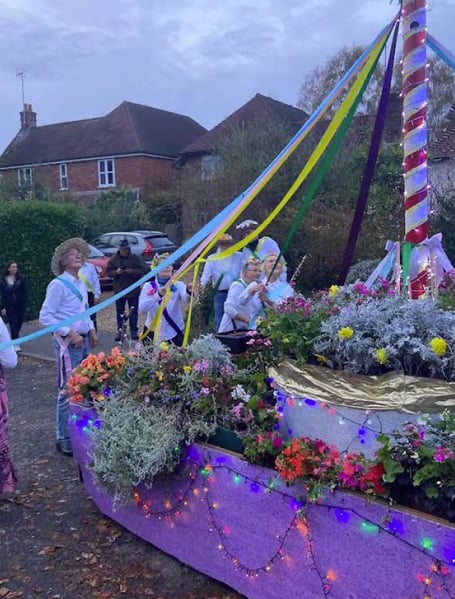 The prize-winning Liphook in Bloom float at the Liphook carnival, October 2022.