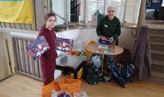 Farnham Foodbank is chock-a-block with festive donations thanks to Immy, aged eight!