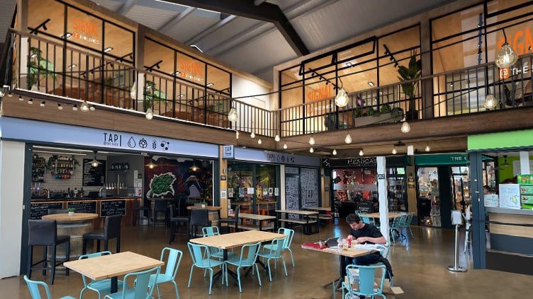 Offices at The Shed in Bordon, October 2022.