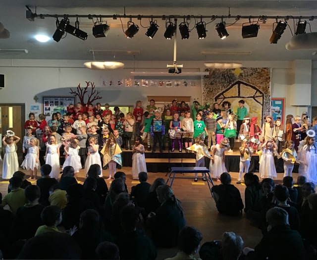 Nativity at St Matthew's in Blackmoor reached for the stars