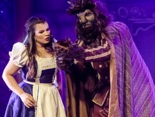 Beauty and the Beast at the Camberley Theatre is such fun