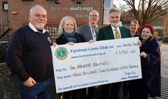 Farnham Lions Club raises funds for Maltings’ cafe