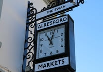 Revamped Alresford clock unveiled by deputy town mayor Angela Clear