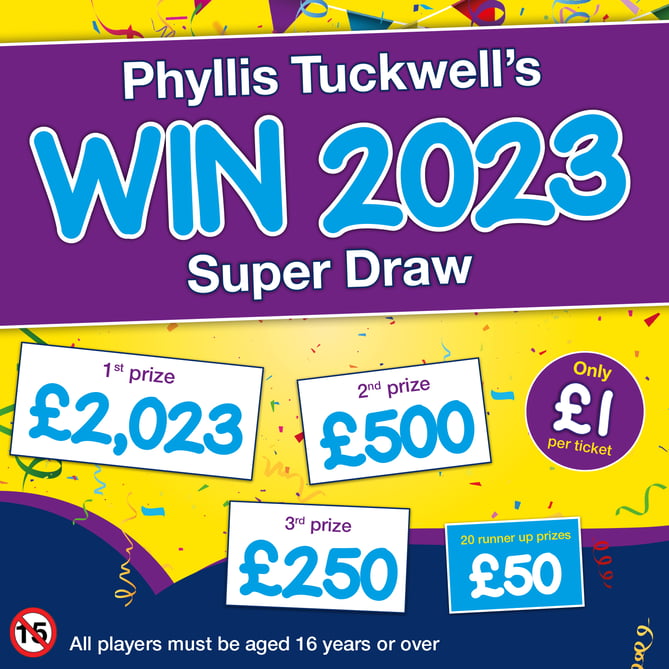 Win big with Phyllis Tuckwell's Win 2023 Super Draw and support hospice care