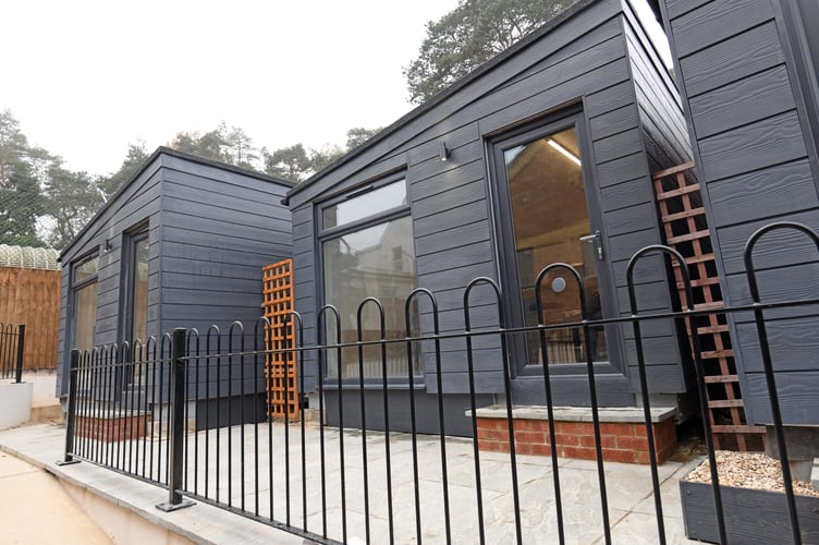 HOMELESSNESS PODS 

BORDON, HAMPSHIRE 
ENGLAND
DECEMBER 9th 2022 

Ten new homelessness pods have been constructed in a former village hall in Whitehill & Bordon in Hampshire, providing a safe, temporary shelter for homeless people
They are being opened on Tuesday 13th December 2022


(Photo by Malcolm Wells)
 
Standard reproduction rates apply, contact Malcolm Wells to arrange payment - Mobile: 07802-217-569 
malcolmrichardwells@gmail.com
