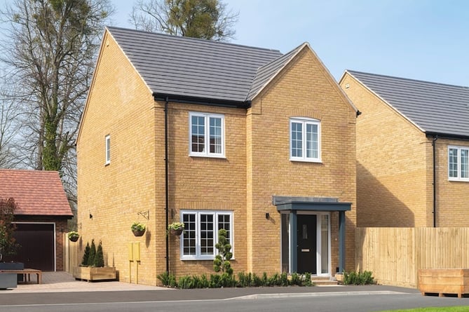A house built by CALA Homes at Rivermead Gardens in Alton.