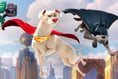 Superman and super dog fight crime in film showing in Bordon