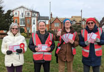 Labour members join national day of action for NHS in Farnham's Gostrey Meadow
