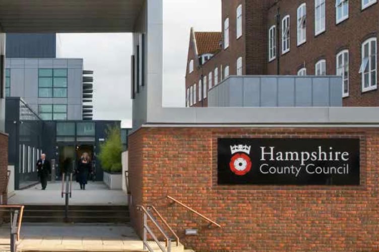 Hampshire County Council offices in Winchester.