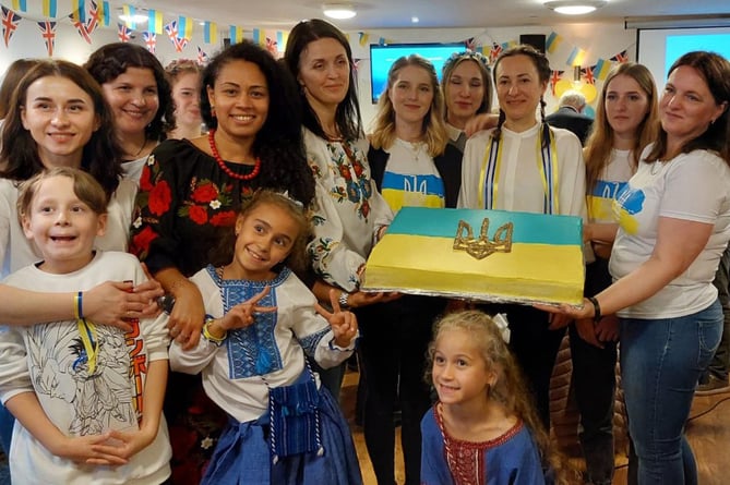 Ukrainian feast, Alton, October 2022.