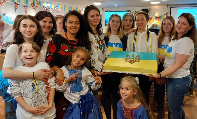 Ukrainian feast, Alton, October 2022.